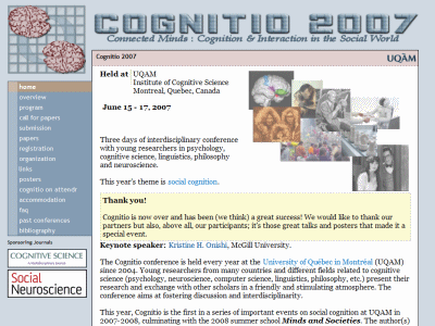 Cognitio 2007